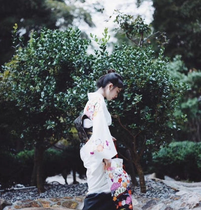 Yukata Blanc Pour Femme | MJ FRANKO