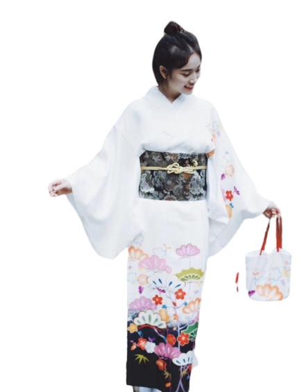 Yukata Blanc Pour Femme | MJ FRANKO