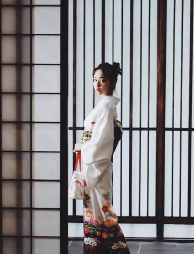 Yukata Blanc Pour Femme | MJ FRANKO