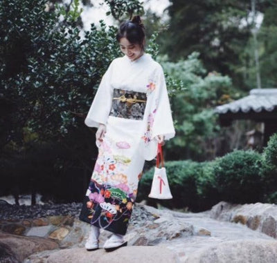 Yukata Blanc Pour Femme | MJ FRANKO