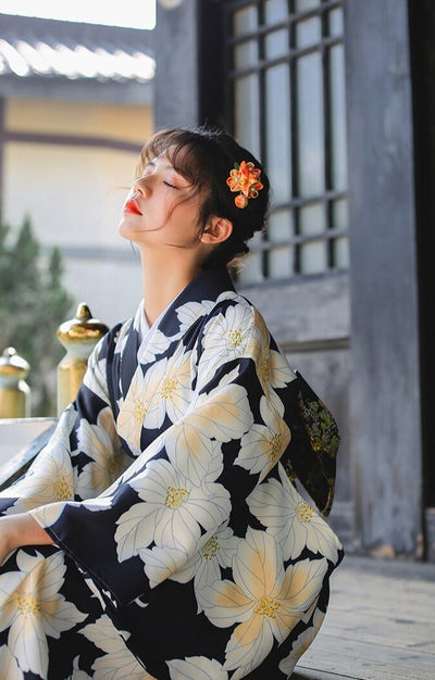 Yukata Fleurs Géants | MJ FRANKO