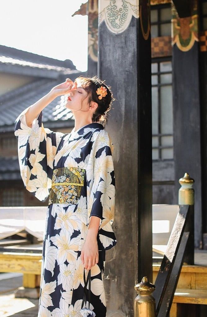 Yukata Fleurs Géants | MJ FRANKO