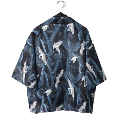 Veste Kimono Flamant Rose | MJ FRANKO