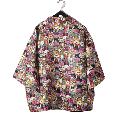 Veste Kimono Flamant Rose | MJ FRANKO