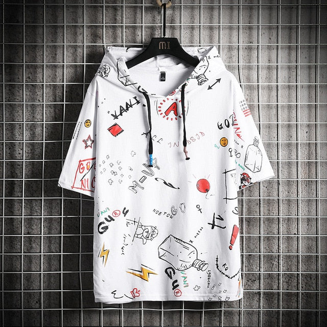 T Shirt Streetwear a Capuche