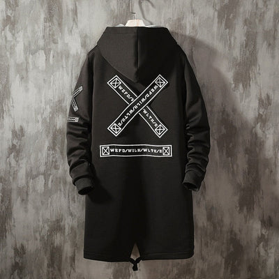 Veste Longue Streetwear Pour Homme