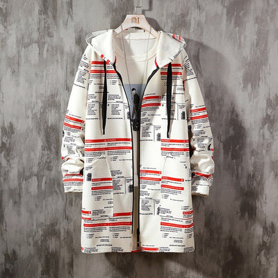 Veste Longue Streetwear Pour Homme