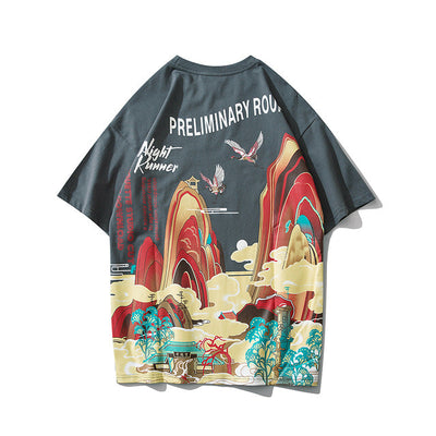 T Shirt Japonais Paysage | MJ FRANKO