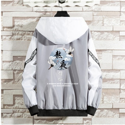 Veste Streetwear Grues Homme