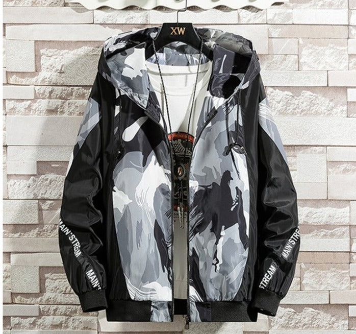 Veste Streetwear Grues Homme