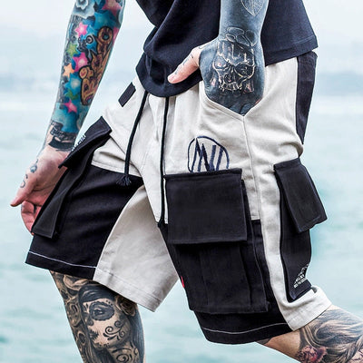 Short Cargo Homme Streetwear Bicolore | MJ FRANKO