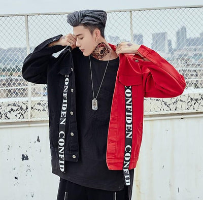 Veste Bicolore Streetwear Homme