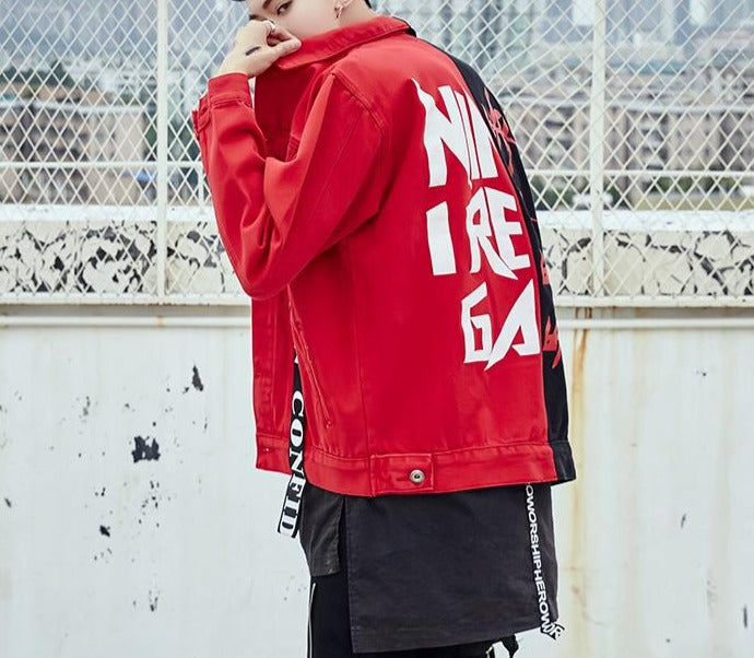 Veste Bicolore Streetwear Homme