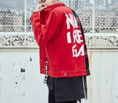 Veste Bicolore Streetwear Homme