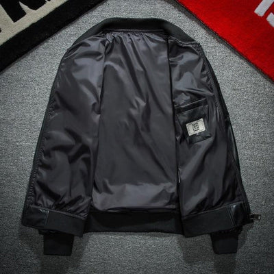 Veste Bomber Simili Cuir Japonais