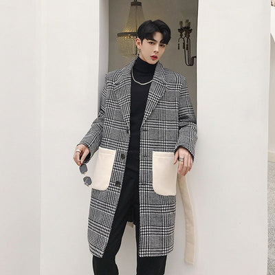 Veste Longue Coréenne Homme Bicolore | MJ FRANKO