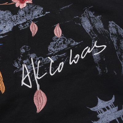 Sweat Fleurs Montagne | MJ FRANKO