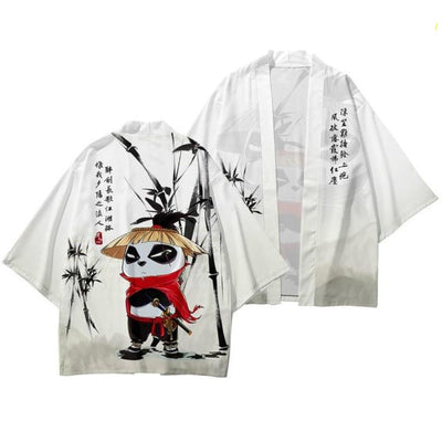 Veste Kimono et Pantalon Panda Blanc | MJ FRANKO