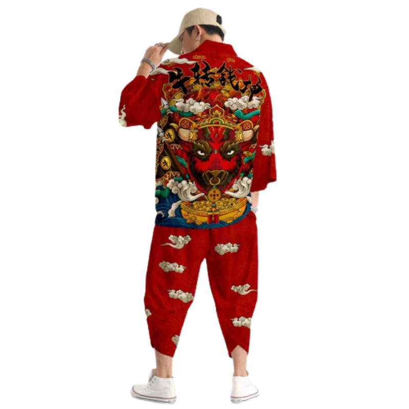 Veste Kimono et Pantalon Taureau | MJ FRANKO