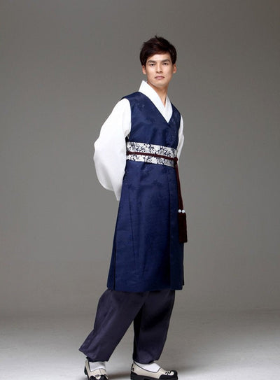 Hanbok Homme Bleu Marine | MJ FRANKO