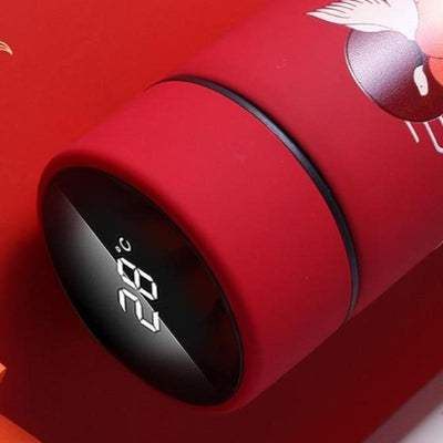 Thermos Fleurs Sakura et Grues | MJ FRANKO