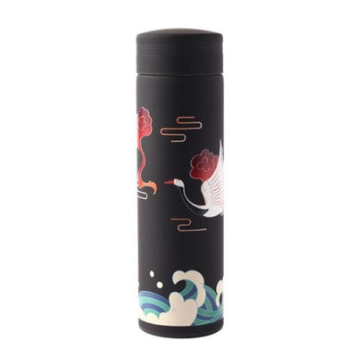 Thermos Fleurs Sakura et Grues | MJ FRANKO