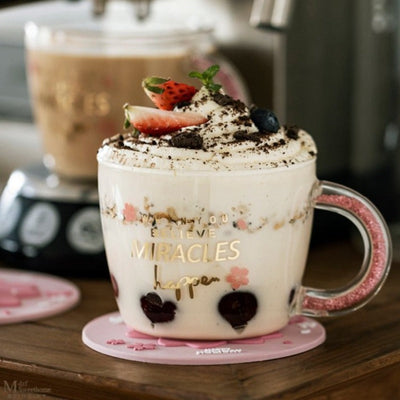 Tasse en Verre Kawaii Sakura | MJ FRANKO