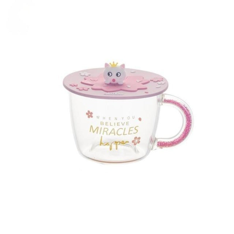 Tasse en Verre Kawaii Sakura | MJ FRANKO