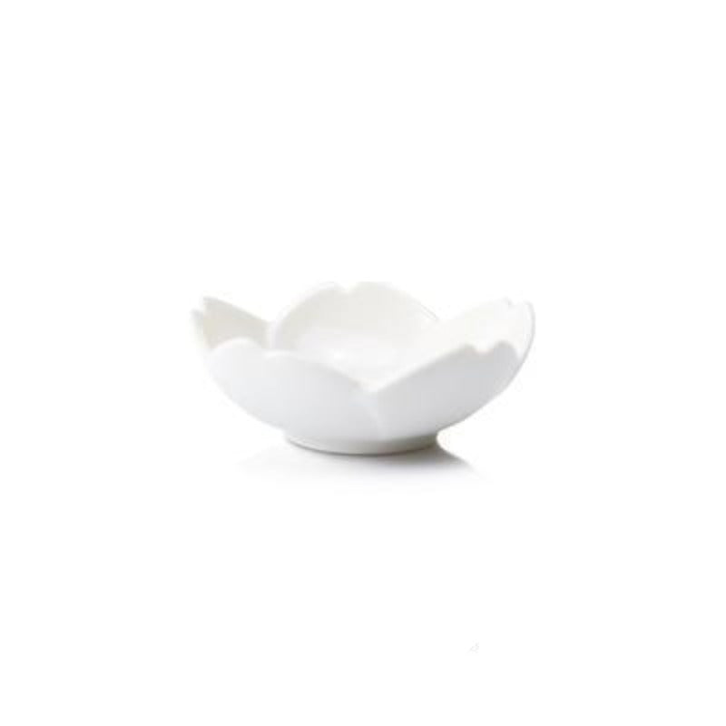 Vaisselle Forme Fleur de Cerisier Blanc
