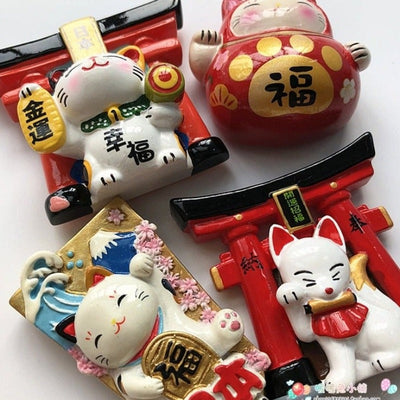 Aimant Frigo Japonais Neko