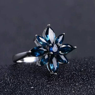 Bague Fleur Argent | MJ FRANKO