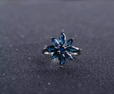 Bague Fleur Argent | MJ FRANKO