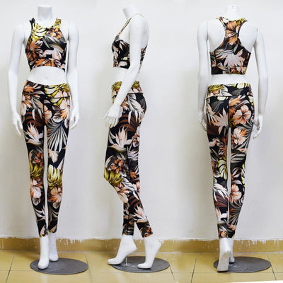 Ensemble Legging Fleur Femme | MJ FRANKO