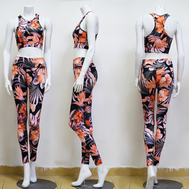 Ensemble Legging Fleur Femme | MJ FRANKO
