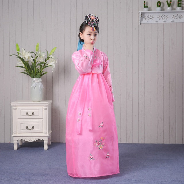 Hanbok Fille en Soie | MJ FRANKO