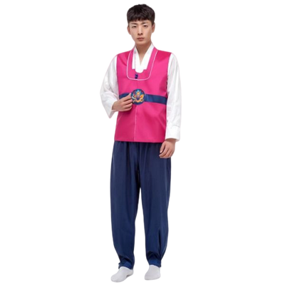 Hanbok Homme Rose | MJ FRANKO