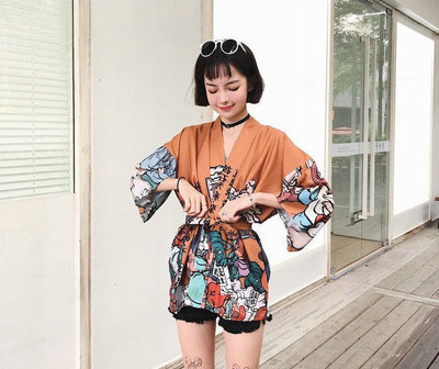 Veste Kimono Femme Coloré | MJ FRANKO