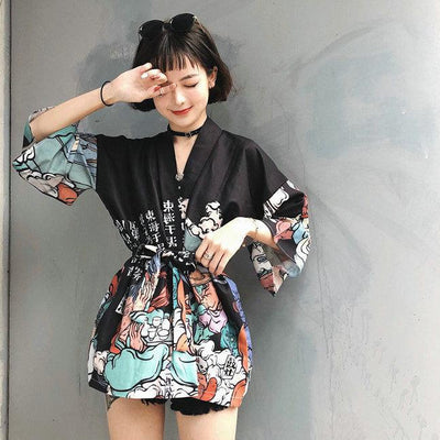 Veste Kimono Femme Coloré | MJ FRANKO