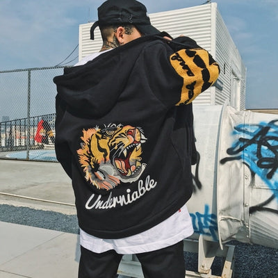 Sweat Bicolore Tigre Japonais | MJ FRANKO
