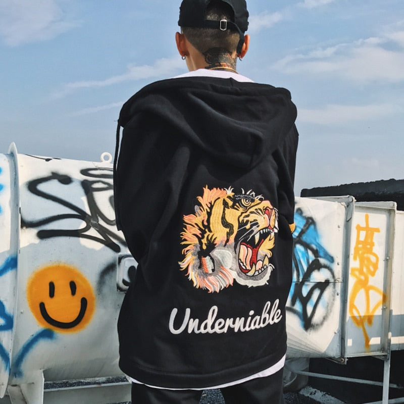 Sweat Bicolore Tigre Japonais | MJ FRANKO