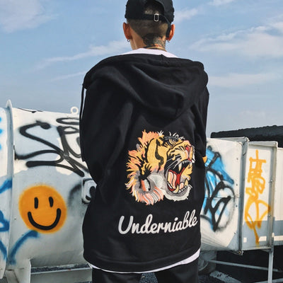 Sweat Bicolore Tigre Japonais | MJ FRANKO