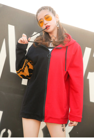 Sweat Bicolore Tigre Japonais | MJ FRANKO