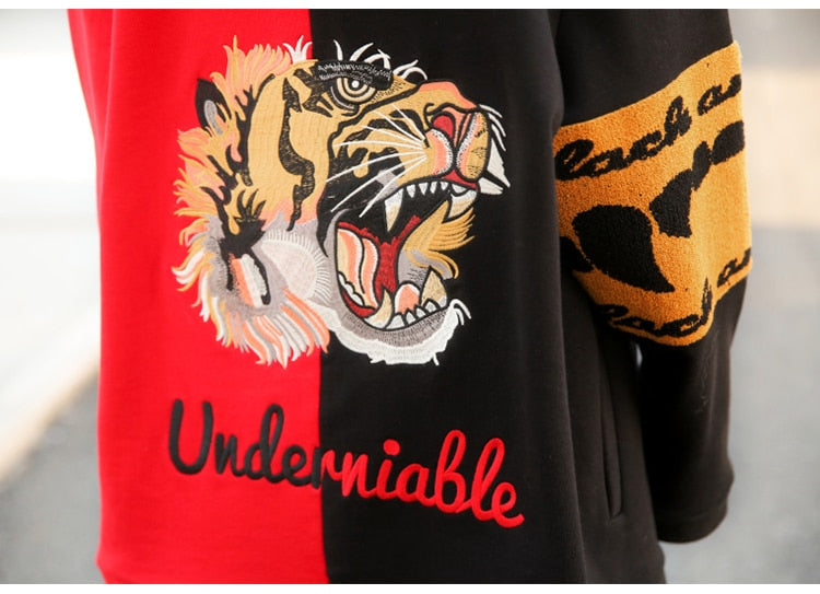 Sweat Bicolore Tigre Japonais | MJ FRANKO