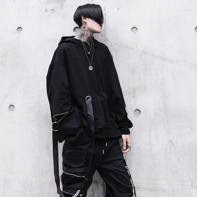 Sweat Streetwear Avec Fermeture Éclair