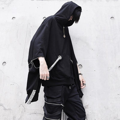 Sweat Streetwear Avec Fermeture Éclair