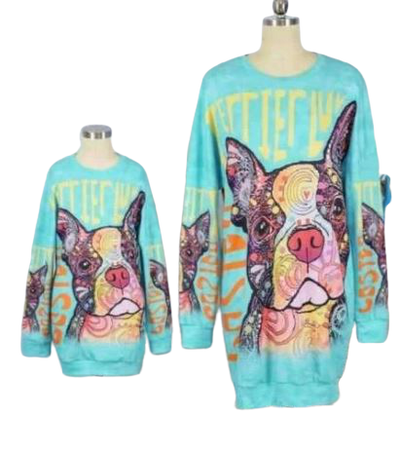 Pull Mère Fille Chien | MJ FRANKO