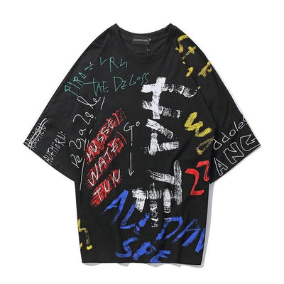 T Shirt Streetwear Graffiti Homme | MJ FRANKO