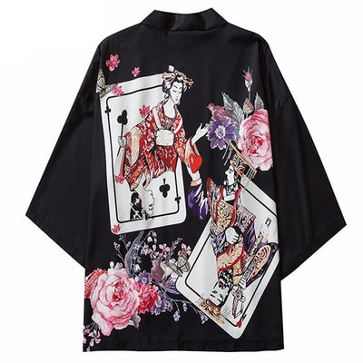 Veste Kimono Cartes | MJ FRANKO