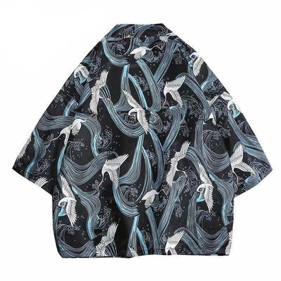 Veste Kimono Feuilles | MJ FRANKO