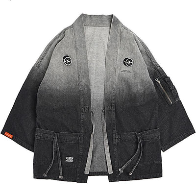 Veste Kimono Jean Dégradé | MJ FRANKO